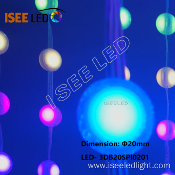 12V DC SMD RGB 5050 LED Ball String